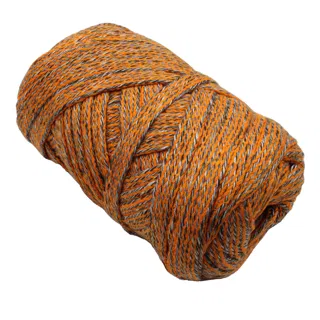 Orange, Black and White Flat Drawstring Cord sample, design MT-A8DC098E, view 6
