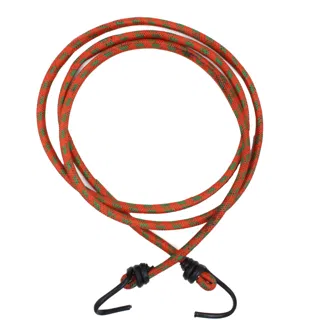 Orange and Green Bungee Shock Cord with Hooks sample, design MT-15DE8A7C, view 4