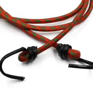 Orange and Green Bungee Shock Cord with Hooks sample, design MT-15DE8A7C, view 5