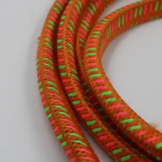 Orange, Pink and Green Bungee Shock Cord with Hooks sample, design MT-47B052EF, view 3