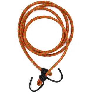 Orange, Pink and Green Bungee Shock Cord with Hooks sample, design MT-47B052EF, view 4