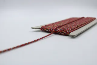 Red Multicolour Pachrangi Braided Dori sample, design MT-6DCD0403, view 5