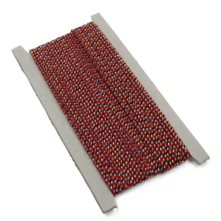 Red Multicolour Pachrangi Braided Dori sample, design MT-6DCD0403, view 7