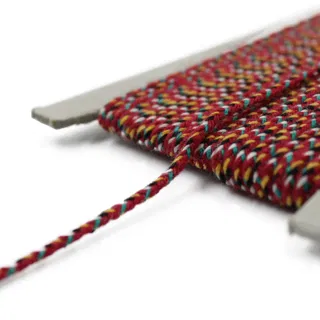 Red Multicolour Pachrangi Braided Dori sample, design MT-6DCD0403, view 8
