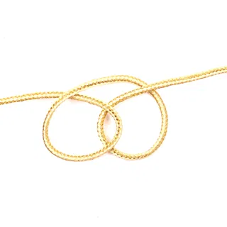 Straw Gold Braided Cord sample, design MT-B8209C1C, view 2
