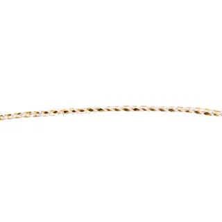White and Gold Flecked Braided Cord sample, design MT-DA5F9B6A, view 3