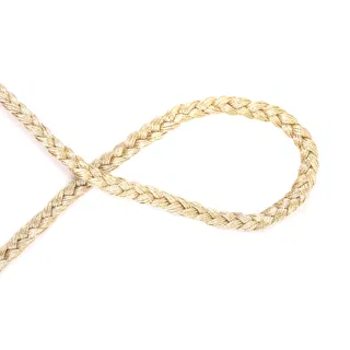 Solid Pale Gold Choti Braid, Wrapped Hank sample, design MT-BA165007, view 2