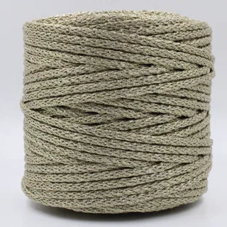 Champagne Pale Gold Knitted Cord sample, design MT-BEBF2B86, view 3