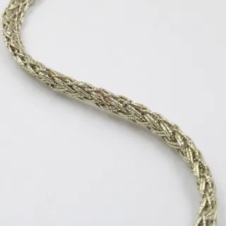 Champagne Pale Gold Knitted Cord sample, design MT-BEBF2B86, view 5