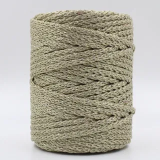 Champagne Pale Gold Knitted Cord sample, design MT-BEBF2B86, view 7