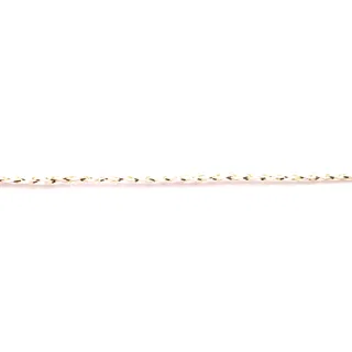 Pale Cream Metallic Braided Cord, Gold Fleck sample, design MT-70117DB8, view 4