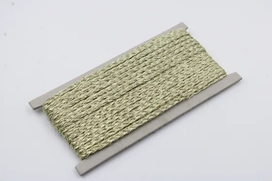 Champagne Gold Metallic Choti Braid