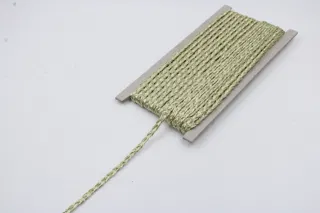 Champagne Gold Metallic Choti Braid sample, design MT-AA63C885, view 3