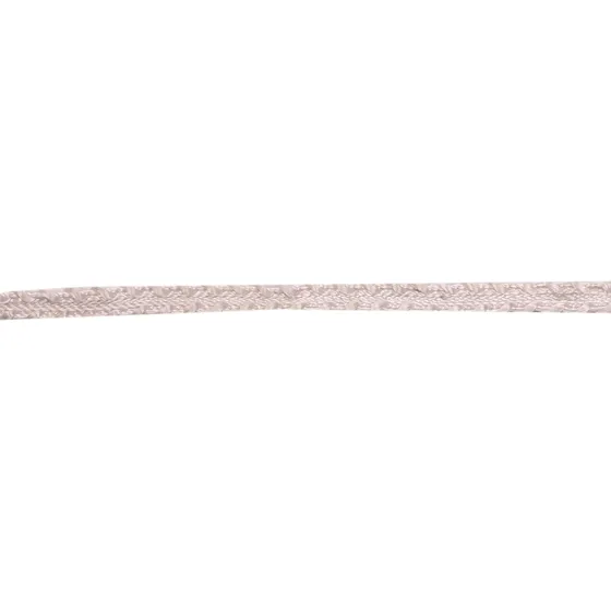Pale Pink Braided Trim, Narrow Flat