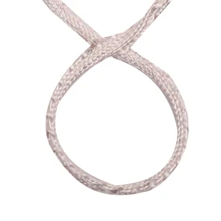 Pale Pink Braided Trim, Narrow Flat sample, design MT-A8A668AD, view 3