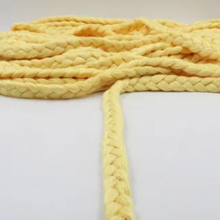 Pale Butter Yellow Chunky Choti Braid sample, design MT-B597F39E, view 4
