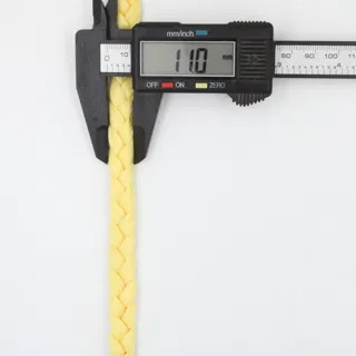Pale Butter Yellow Chunky Choti Braid sample, design MT-B597F39E, view 5
