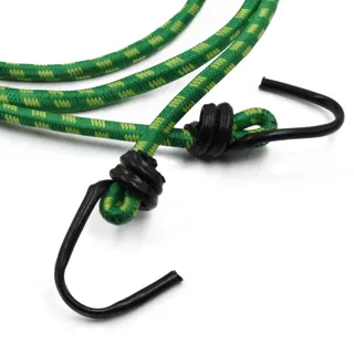 Parrot Green and Yellow Bungee Shock Cord with Hooks sample, design MT-A3AA817F, view 6