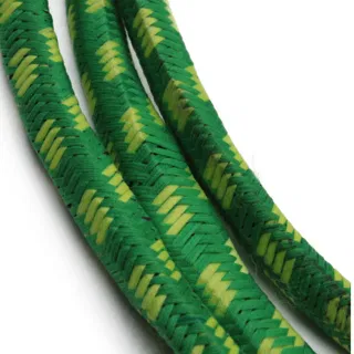 Parrot Green and Yellow Bungee Shock Cord with Hooks sample, design MT-A3AA817F, view 7