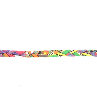 Red, Yellow, Green, Blue, Pink and White Choti Braid sample, design MT-902A2A0F, view 3