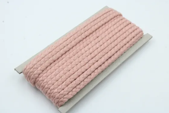 Peach Pink Flat Choti Dori Braided Trim