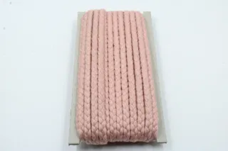 Peach Pink Flat Choti Dori Braided Trim sample, design MT-EC56C601, view 2