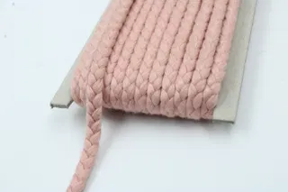 Peach Pink Flat Choti Dori Braided Trim sample, design MT-EC56C601, view 3