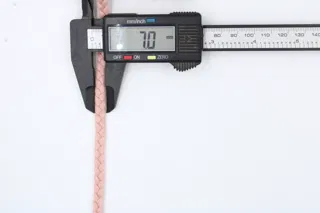 Peach Pink Flat Choti Dori Braided Trim sample, design MT-EC56C601, view 5