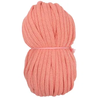 Coral Peach Chunky Knitted Covered Cord sample, design MT-D0F189AF, view 11