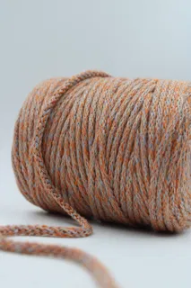 Peach-Orange Covered Cord with Grey Flecks sample, design MT-D5577050, view 9