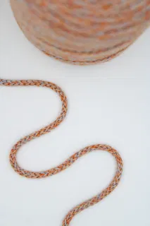 Peach-Orange Covered Cord with Grey Flecks sample, design MT-D5577050, view 10