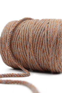 Peach-Orange Covered Cord with Grey Flecks sample, design MT-D5577050, view 12