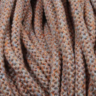 Peach-Orange Covered Cord with Grey Flecks sample, design MT-D5577050, view 4
