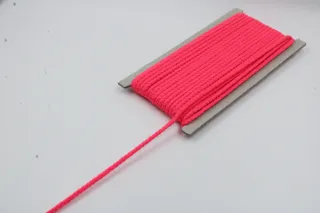 Bright Pink Braided Cord sample, design MT-06CDFFA7, view 3