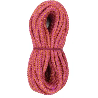 Magenta Pink Covered Cord with Gold Orange Zigzag Mesh sample, design MT-A07E89E5, view 2
