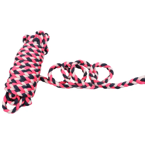 Bright Pink, Dark Navy and White Choti Dori Braided Trim