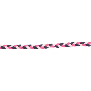 Bright Pink, Dark Navy and White Choti Dori Braided Trim sample, design MT-41468DCD, view 3