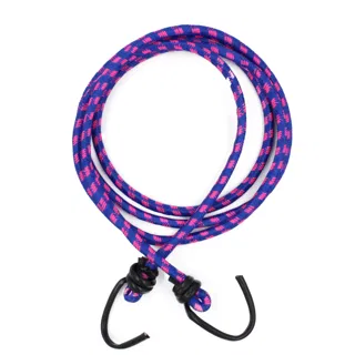 Royal Blue and Hot Pink Bungee Shock Cord with Hooks sample, design MT-4F587DA4, view 4