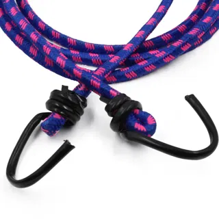Royal Blue and Hot Pink Bungee Shock Cord with Hooks sample, design MT-4F587DA4, view 6