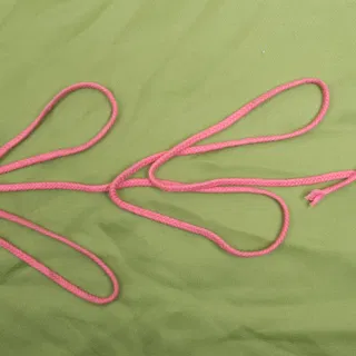 Medium Pink Rounded Choti Braid sample, design MT-33472D7B, view 4