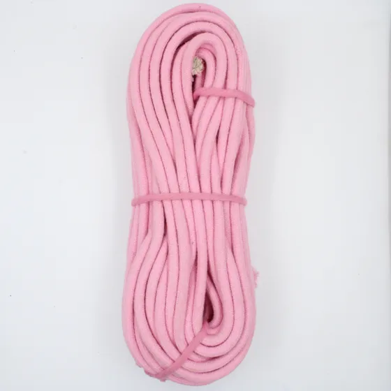 Pink Braided Cord, Chunky Round Braid