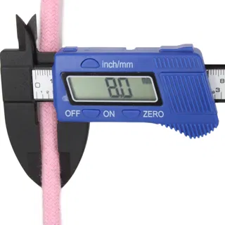 Pink Braided Cord, Chunky Round Braid sample, design MT-8470CCDC, view 9
