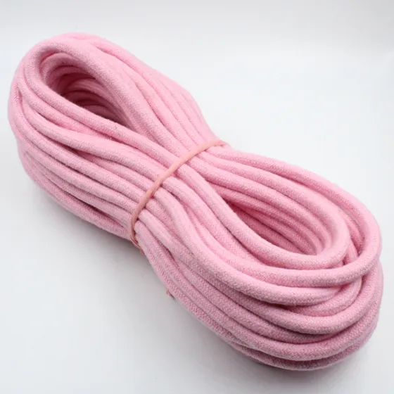 Pale Pink Covered Cord with Filler Core