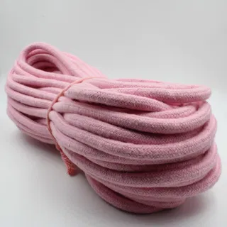 Pale Pink Covered Cord with Filler Core sample, design MT-0D7EF725, view 2