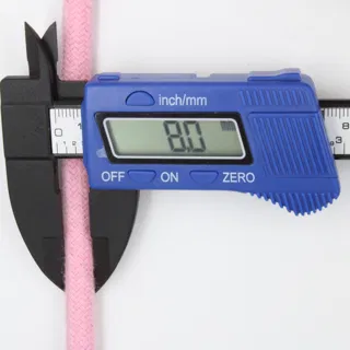 Pale Pink Covered Cord with Filler Core sample, design MT-0D7EF725, view 6