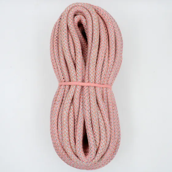 Dusty Pink Flecked Knitted Covered Cord
