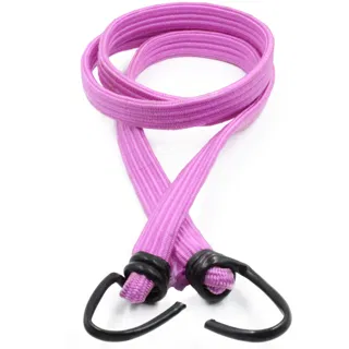 Pink Flat Bungee Cord with Hooks sample, design MT-21D8E06F, view 5