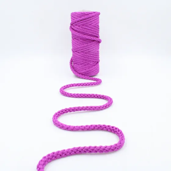 Magenta Pink Knitted Cord