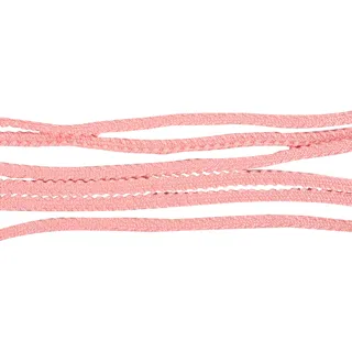 Salmon Pink Braided Trim with Picot Edges sample, design MT-F1F5C196, view 2