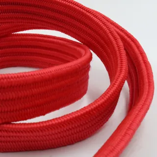Red Flat Bungee Cord with Hooks sample, design MT-88D91CF1, view 2